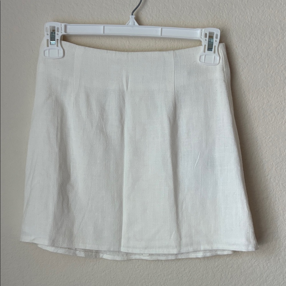 Princess Polly Ivory Mini Skirt